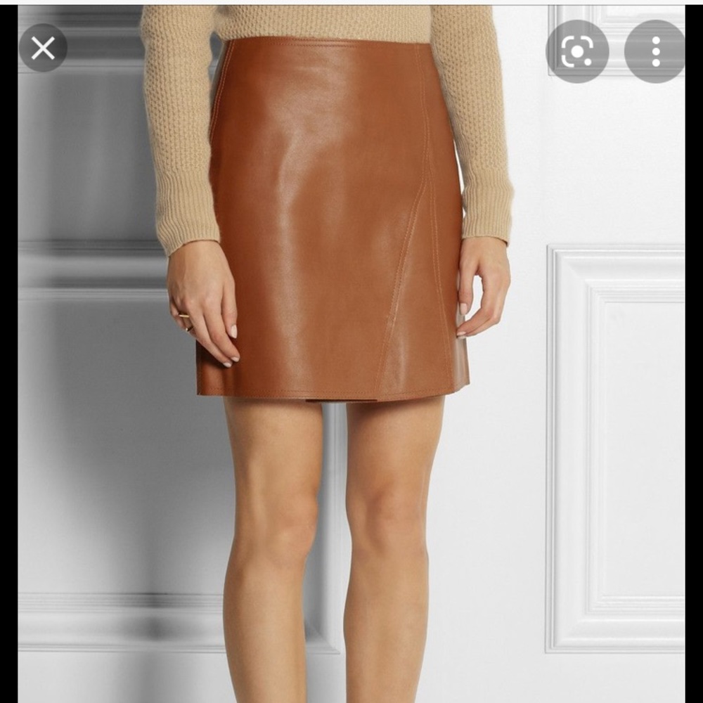 3.1 Phillip Lim Tan Mini Skirt